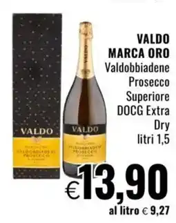 Famila VALDO MARCA ORO Valdobbiadene Prosecco Superiore DOCG Extra Dry offerta