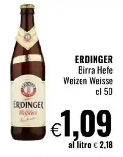 Famila ERDINGER Birra Hefe Weizen Weisse offerta