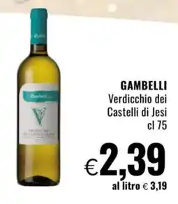 Famila GAMBELLI Verdicchio dei Castelli di Jesi offerta