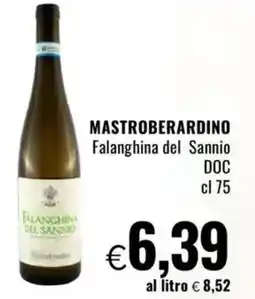 Famila MASTROBERARDINO Falanghina del Sannio DOC offerta