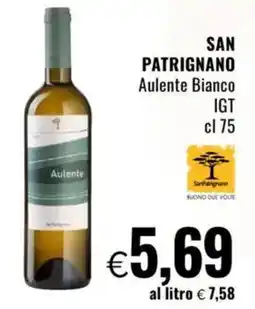 Famila SAN PATRIGNANO Aulente Bianco IGT offerta