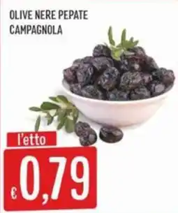 IperSisa Olive nere pepate campagnola offerta