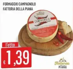 IperSisa Formaggio campagnolo fattoria della piana offerta