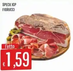 IperSisa Speck igp fiorucci offerta