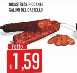 IperSisa Nicastrese piccante salumi del castello offerta