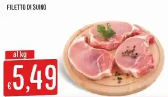 IperSisa Filetto di suino offerta