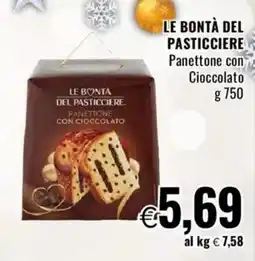 Famila LE BONTÀ DEL PASTICCIERE Panettone con Cioccolato offerta