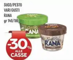 IperSisa Sugo/pesto RANA offerta