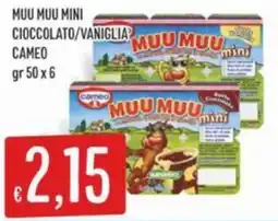 IperSisa Muu muu mini cioccolato/vaniglia CAMEO offerta