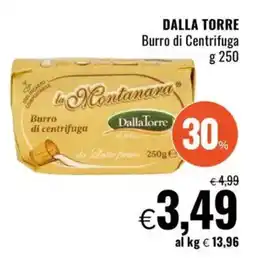Famila DALLA TORRE Burro di Centrifuga offerta