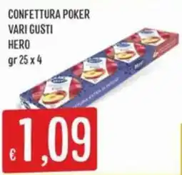 IperSisa Confettura poker HERO offerta