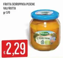 IperSisa Frutta sciroppata pesche VALFRUTTA offerta