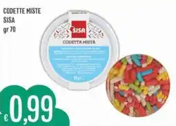 IperSisa Codette miste SISA offerta