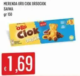 IperSisa Merenda oro ciok orsociok saiwa offerta