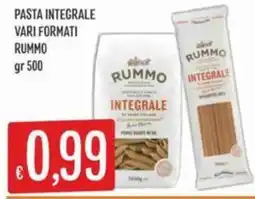 IperSisa Pasta integrale RUMMO offerta