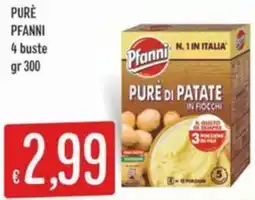 IperSisa Pure pfanni 4 buste offerta