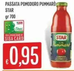 IperSisa Passata pomodoro pummarò STAR offerta