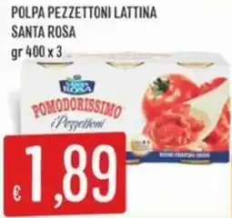 IperSisa Polpa pezzettoni lattina SANTA ROSA offerta