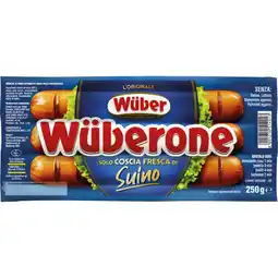 Coop WÜRSTEL WÜBERONE WÜBER offerta