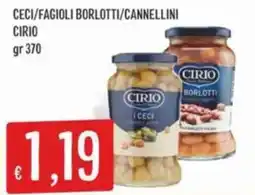 IperSisa Ceci/fagioli borlotti/cannellini CIRIO offerta