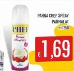 IperSisa Panna chef spray PARMALAT offerta