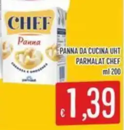 IperSisa Panna da cucina uht PARMALAT CHEF offerta