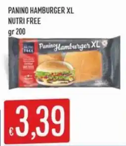 IperSisa Panino hamburger XL NUTRI FREE offerta