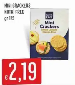 IperSisa Mini crackers NUTRI FREE offerta