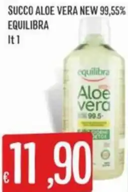 IperSisa Succo aloe vera new 99,55% integratori EQUILIBRA offerta