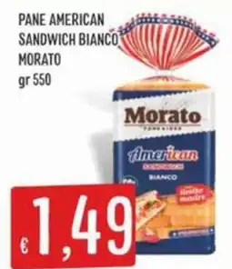 IperSisa Pane american sandwich bianco MORATO offerta