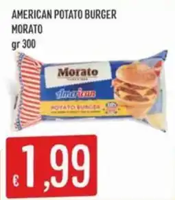 IperSisa American potato burger MORATO offerta