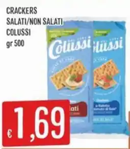 IperSisa Crackers salati/non salati COLUSSI offerta