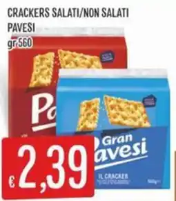 IperSisa Crackers salati/non salati PAVESI offerta