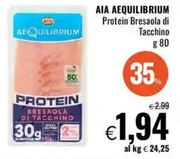 Famila AIA AEQUILIBRIUM Protein Bresaola di Tacchino offerta