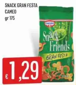 IperSisa Snack gran festa CAMEO offerta