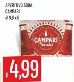 IperSisa Aperitivo soda CAMPARI offerta