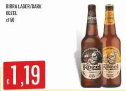 IperSisa Birra lager/dark KOZEL offerta