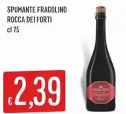 IperSisa Spumante fragolino ROCCA DEI FORTI offerta