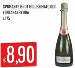 IperSisa Spumante brut millesimato doc FONTANAFREDDA offerta