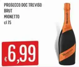 IperSisa Prosecco doc treviso brut MIONETTO offerta