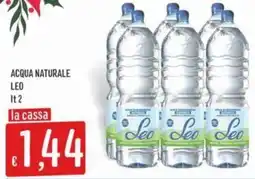 IperSisa Acqua naturale LEO offerta