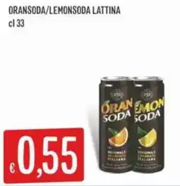 IperSisa Oransoda/lemonsoda lattina offerta