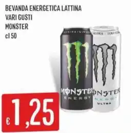 IperSisa Bevanda energetica lattina MONSTER offerta