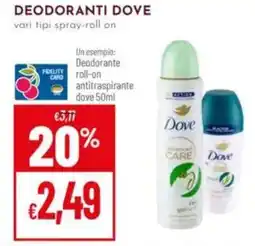 Pan Deodoranti DOVE offerta