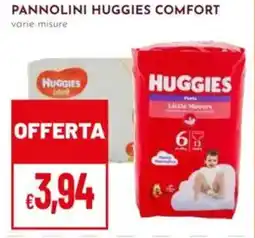 Pan Pannolini huggies comfort offerta