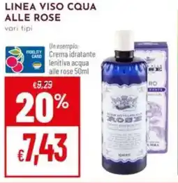 Pan Linea viso aqua alle rose offerta