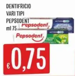 IperSisa Dentifricio PEPSODENT offerta