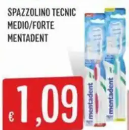 IperSisa Spazzolino tecnic medio/forte MENTADENT offerta