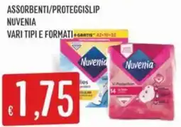 IperSisa Assorbenti/proteggislip NUVENIA offerta