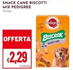 Pan Snack cane biscotti mix PEDIGREE offerta